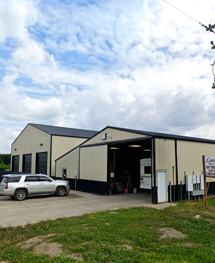 Exterior of Landers facility on Charelston Road in Salem